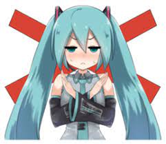 Pin By Yu On Hatsune Miku Stickers Miku Anime Hatsune Miku Fanart Anime Emotes
