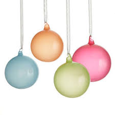 Jim marvin 120mm glass ribbed ball christmas ornament. Jim Marvin Bubble Gum Ball Christmas From Horchow