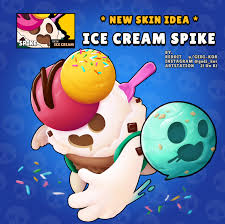 Daily meta of the best recommended global brawl stars meta. Skin Idea Ice Cream Spike Brawlstars