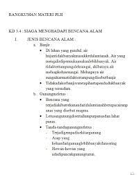 Berilah tanda silang pada huruf a, b, c atau d didepan jawaban yang benar ! Rangkuman Materi Plh Kelas 3 Sd