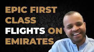 Epic First Class Flights On Emirates For Sumit Bansal