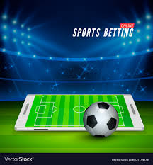Soccer bet online sports betting concept soccer Vector Image