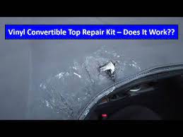 Vinyl Convertible Top Repair Kit Does It Work Youtube