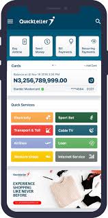 Getting money from an agent. Quickteller Payments Wallet Mobile App