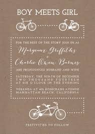 Cute Bicycle Themed Wedding Invitation For The Big City Bride And Groom Looking To Incorporate Th Bicycle Themed Wedding Bike Wedding Green Wedding Invitations