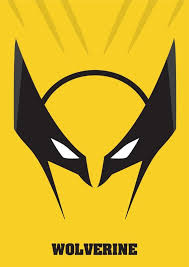 Wolverine X Men Print Minimalist Marvel Comics Comic Print X Men Superhero Wall Art Superhero Wall Art Batman Canvas Art Wolverine Art