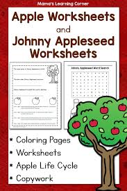 Apple Worksheets And Johnny Appleseed Worksheets Apple Life Cycle Kindergarten Worksheets Johnny Appleseed
