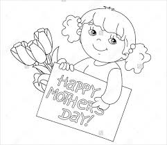 Free coloring pages to print or color online. 9 Mothers Day Coloring Pages Free Sample Example Format Free Premium Templates
