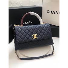 Unboxing chanel mini flap bag with top handle | lux unboxing. Chanel Flap Bag With Burgundy Top Handle Dark Blue