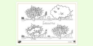 Terry vine / getty images these free santa coloring pages will help keep the kids busy as you shop,. Seasons Colouring Page Primary School Twinkl