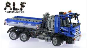 Lego Technic 8052 Container Truck Lego Speed Build Review Youtube