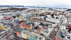 Kristiansund, town and port, western norway. Oy Ved Kristiansund