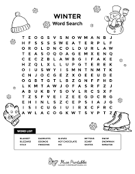 Christmas puzzles for adults pdf. Free Printable Winter Word Search Download It At Https Museprintables Com Download Word Search Winter Words Winter Word Search Free Printable Word Searches