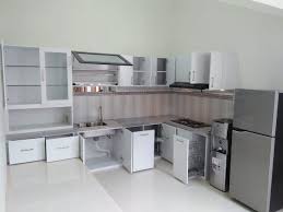 Kitchen set aluminium acp coklat. Model Kitchen Set Aluminium Minimalis Murah Unik Adseneca