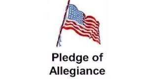 I pledge allegiance to the flag of the united states of america, and to the click here for a pdf of this sign in dashed font that kids can use to practice their print manuscript handwriting. Pledge Of Allegiance Bookmark Activities For Kids
