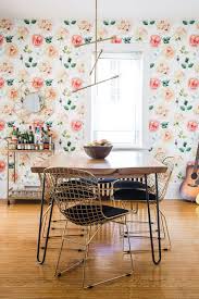 Geometric wallpaper in the dining room is a perfect choice for everyone who want to attain a sharp and contemporary vibe in the interior. 20 Bold Print Wallpaper Ideas That Will Transform Your Space
