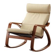 How to assemble an ikea poäng chair? Ikea Poang Rocking Chair Medium Brown With Robust Off White Leather Cushion Buy Online In Isle Of Man At Isleofman Desertcart Com Productid 15130550