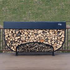 It's easy to keep your home organised and tidy with this ironing board holder and iron storage, narrow drawer. Shelterit 8 Ft Firewood Storage Log Rack With Kindling Holder And Cover Round Leg Steel 24208 The Home Depot