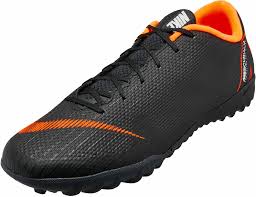 Nike Vaporx 12 Academy Tf Black Total Orange Nike Football Boots Soccer Shoes