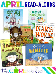 Read Alouds For First And Second Grade In April Interactive Read Aloud Read Aloud Read Alouds Kindergarten
