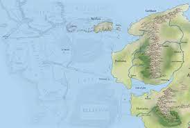 Do any maps accurately show beleriand and eriador together? Karta Belerianda 20 Tys Izobrazhenij Najdeno V Yandeks Kartinkah Tolkien Map Map Middle Earth Map