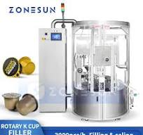 ZONESUN ZS RKCF1 K Cup Nespresso Coffee Capsule Filling Sealing Machine