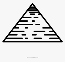 This is a free pyramid coloring page that is perfect not only for kids and beginners but also for adults and professionals. Egyptian Pyramid Coloring Page Quartier Faux Quartier Dosse Hd Png Download Kindpng