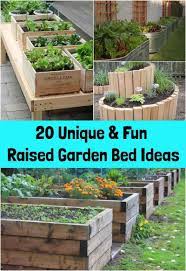 Ideas from rodaleorganiclife for building materials 20 Unique Fun Raised Garden Bed Ideas Unique Raised Garden Beds Raised Garden Diy Raised Garden