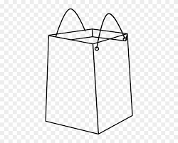 Perlu mengirim barang jualan atau ganti kardus mainan? Paper Bag Clipart Black And White Free Transparent Png Clipart Images Download