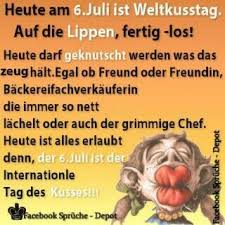 Tag Des Kusses Kuss Spruche Fertig Los