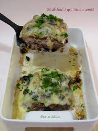 Steak Hache Gratine Au Comte Steak Hache Recettes De Cuisine Recette Steak