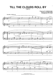 Till The Clouds Roll By" Sheet Music by P.G. Wodehouse for Piano -  Sheet Music Now
