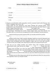 15 contoh surat perjanjian hutang yang benar dan terlengkap sebuah perjanjian merupakan. 7 Contoh Surat Perjanjian Peminjaman Uang Lengkap Dengan Alasan