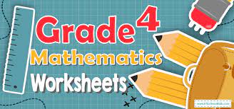 After learning how to add and subtract their own numbers, they can move. 4th Grade Mathematics Worksheets