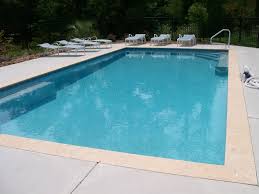 Stamped Border Concrete Pool Deck Rectangle Pool Pool Picture Swimming Pool Decks