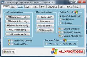 The codec pack contains a plugin for decoding h.264 mvc 3d video. Download Vista Codec Package For Windows Xp 32 64 Bit In English