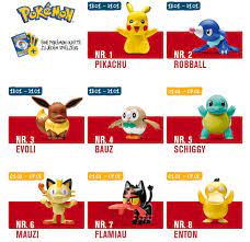 Vom spielzeug zum essen zur lebenslangen geschmacksprägung: Mcdonald S Pokemon Spielzeuge Im Happy Meal Anime2you