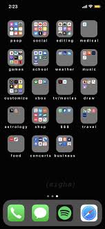 Home Screen Layout Iphone In 2020 Iphone Home Screen Layout Homescreen Iphone Iphone App Layout