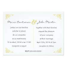 Bilingual English Spanish Wedding Invitation Zazzle Com In 2021 Spanish Wedding Bilingual Wedding Invitations Spanish Wedding Invitations