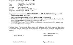 Sebetulnya, ada banyak sekali contoh surat pernytaan cerai yang bisa anda jadikan referensi di internet, jika anda membutuhkannya. Contoh Surat Perjanjian Nafkah Anak Setelah Bercerai Contoh Lif Co Id