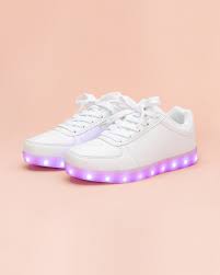 White Light Up Sneakers By Party Store Shoes Ban Do