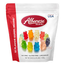 Haribo gummy bears fruit chewy candy gummi ~ goldbears ~ 3 lb party size bag. 12 Flavor Gummi Bears World S Best Gummies Gourment Candy Albanese Candy
