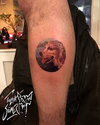 3d Realistic Minimal Dog Portrait Tattoo 3 Boyutlu Realist Minimal Kopek Portre Dovmesi By Tolga Cemal Sumer Ist Print Tattoos Skull Tattoo Paw Print Tattoo