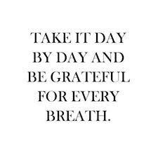 Take It Day By Day And Be Grateful For Every Breath Life Quotes Inspirational Quotes Words