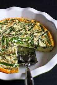 Crustless Asparagus Quiche Recipe With Feta Cheese Recipe Quiche Recipes Healthy Quiche Recipes Vegetarian Quiche Recipes