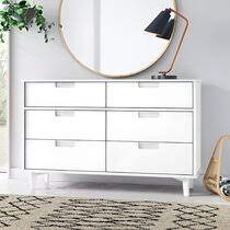 A clean expression that fits right in, in the bedroom or wherever you place it. Modern Contemporary White Tall Dresser Allmodern