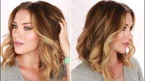 How To Curl Your Hair Big Soft Beach Waves Short To Medium Hair Medium Short Hair Hair Waves Beach Wave Hair