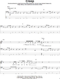 According to legend, the effects were an attempt to sabotage a song greenwood initially. Creep Bass Tab Zzounds