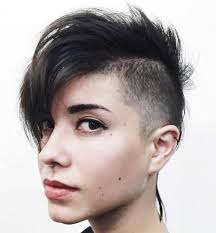 Dark beauty beauty hair styles girl metal girl undercut hairstyles feathered hairstyles womens hairstyles asymmetrical hairstyles. 35 Short Punk Hairstyles To Rock Your Fantasy