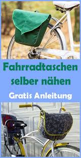 Fahrrad Gepacktragertasche Nahen Kostenlose Anleitung Schnittmuster Bike Bag Bike Bag Design Pannier Bag